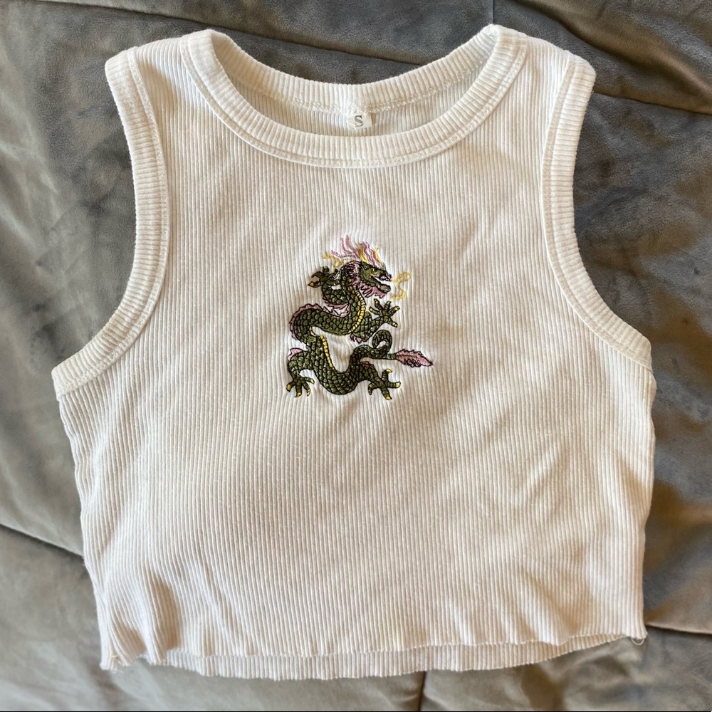 cropped tank from shein!